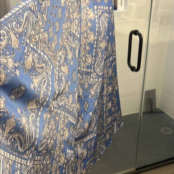 LOFT Blue and White Spaghetti Strap Maxi Sundress - Picture 6 of 12